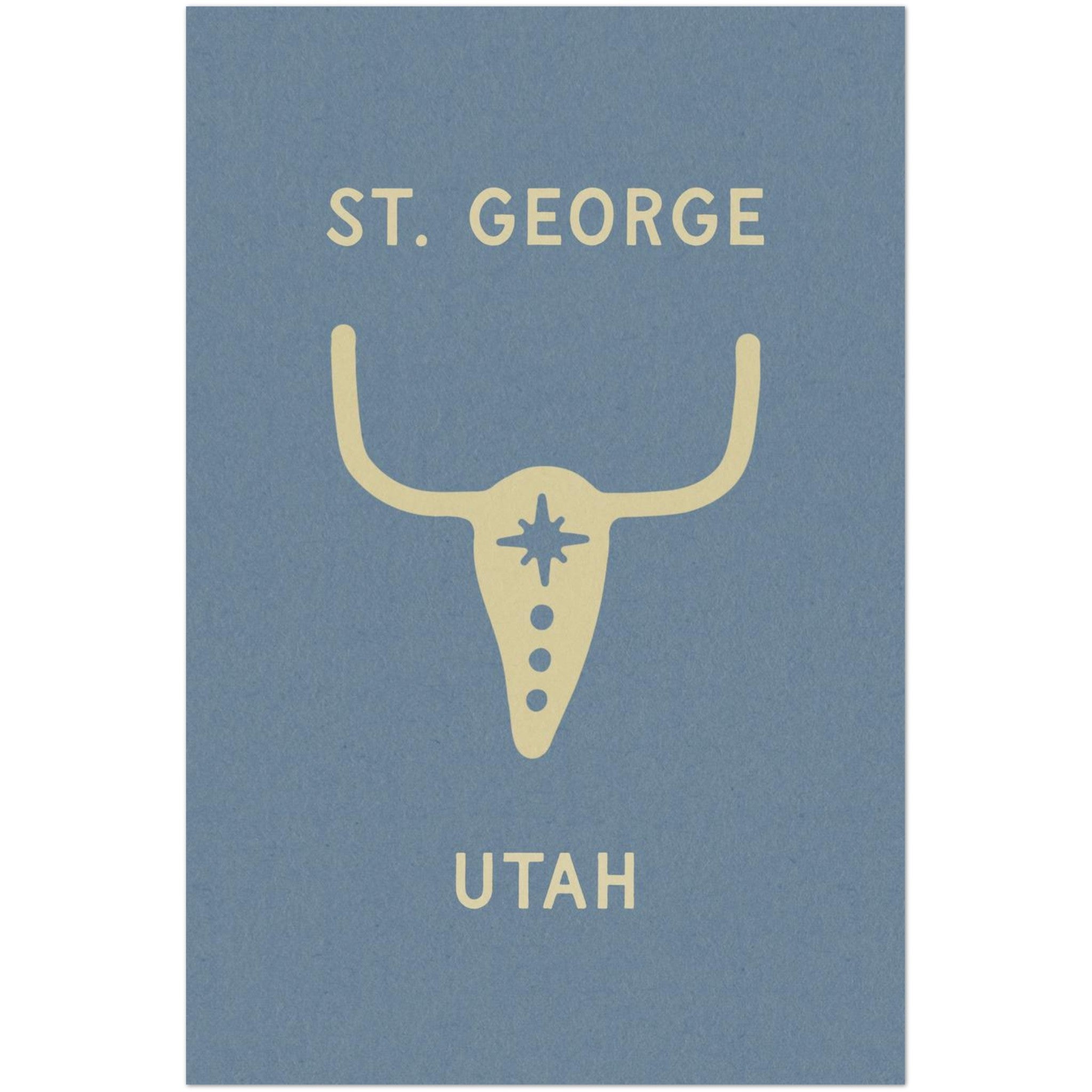 St. George Blue 24 x 36