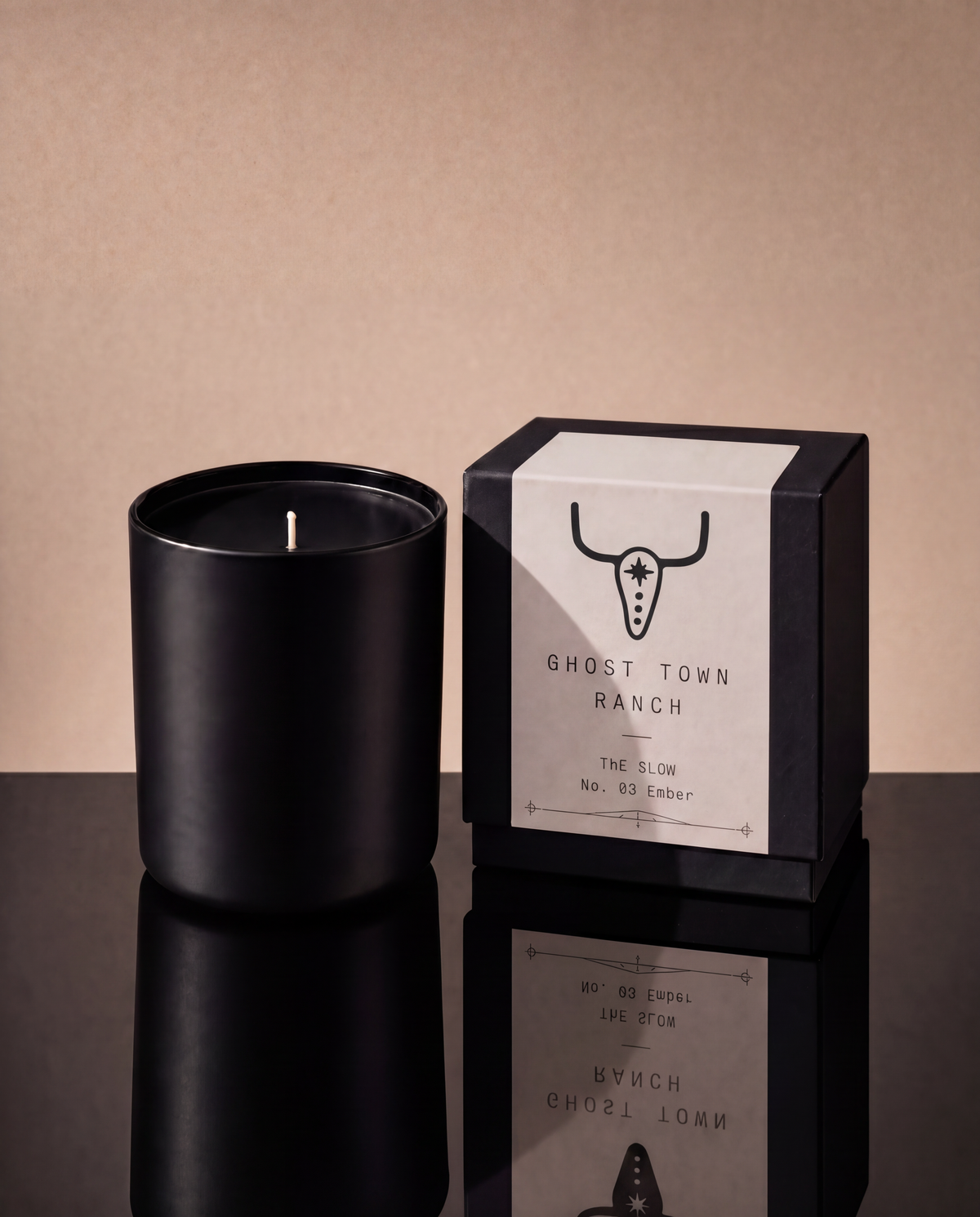 The Slow Colored Wax Candle