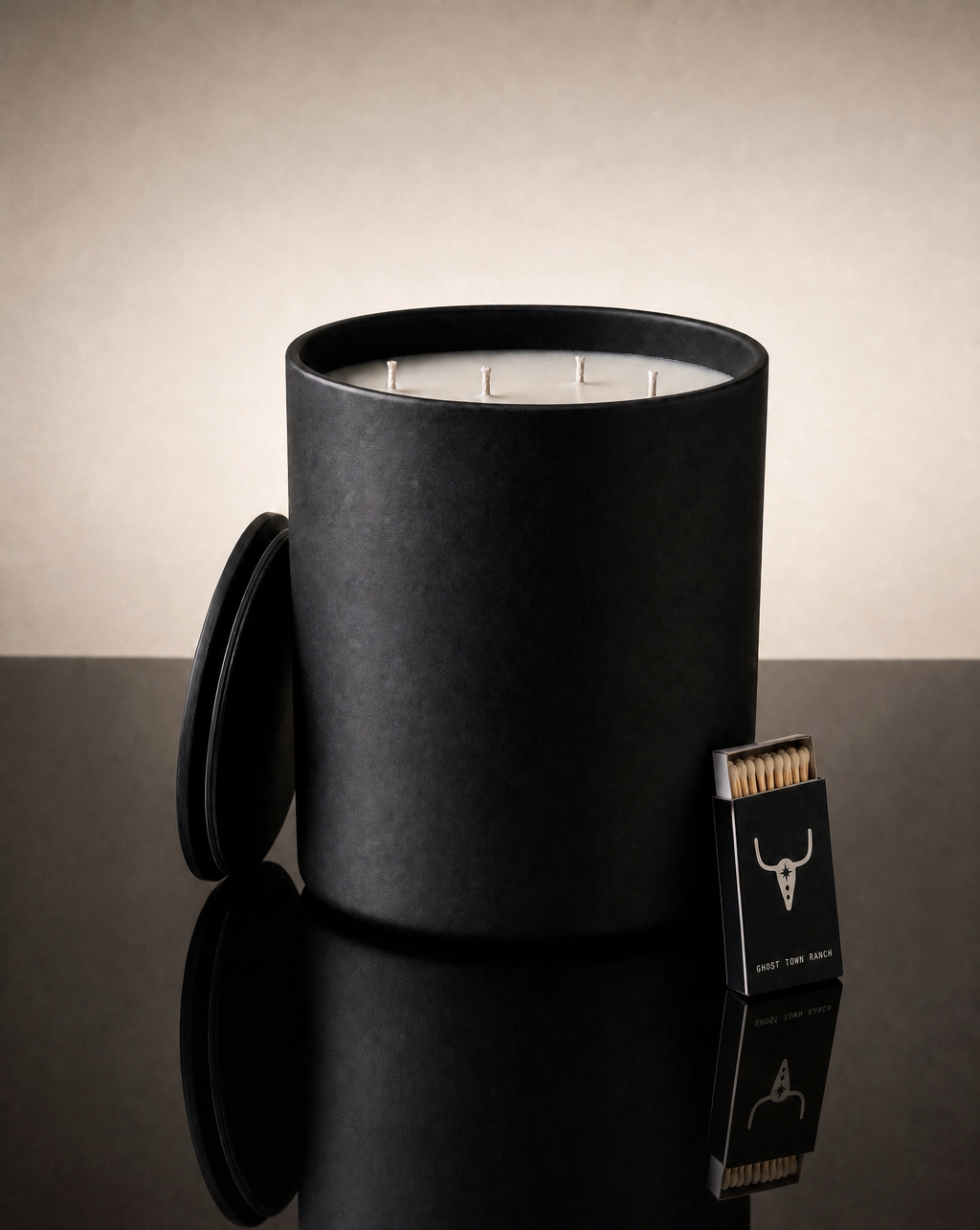 The Monument, Hand-Poured Mega 4-Wick Coconut-Soy Candle, 55oz