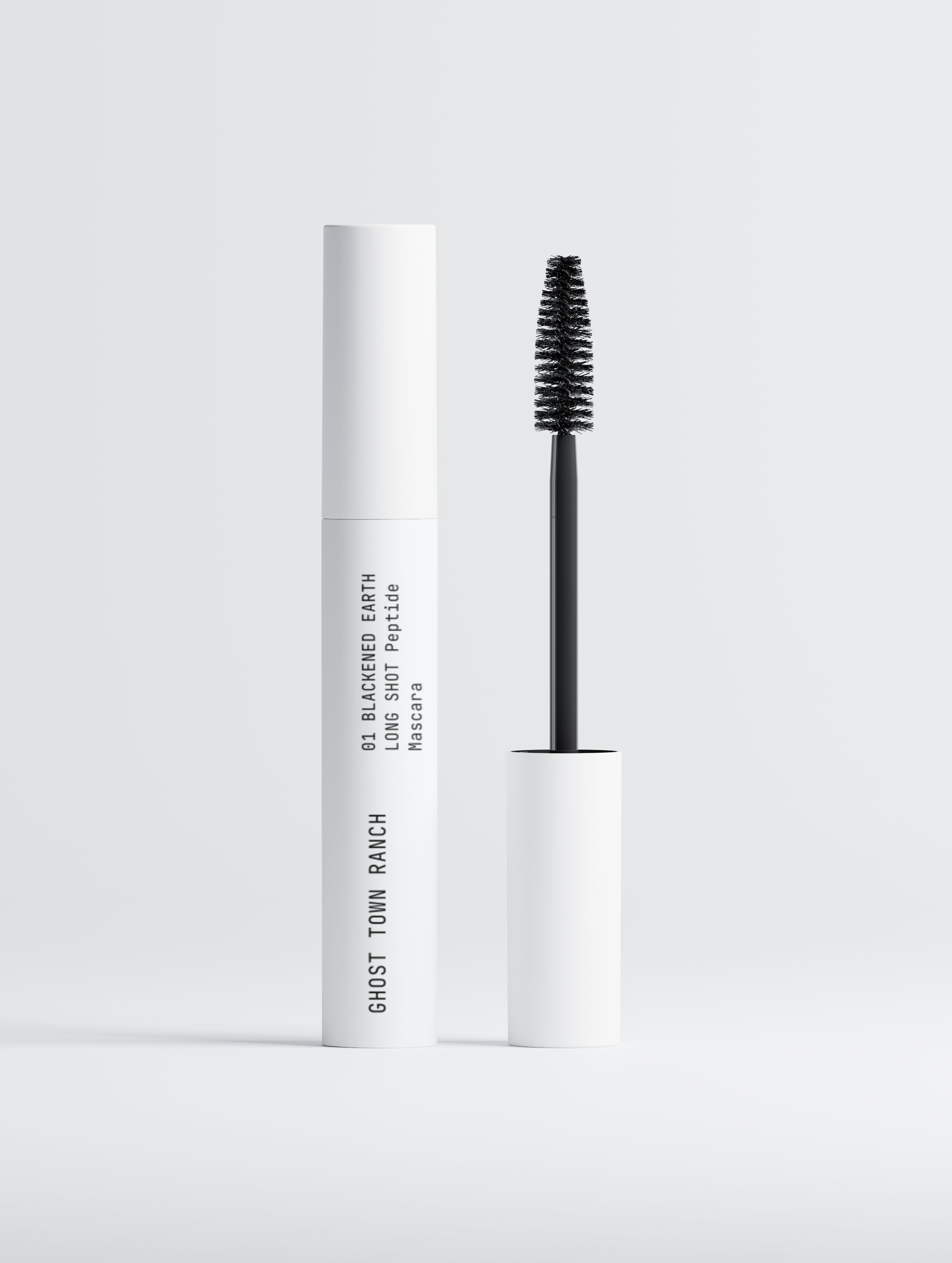 LONG SHOT Peptide Mascara in Blackened Earth