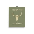 Ghost Town Ranch Skull - Joshua Tree - Olive Green