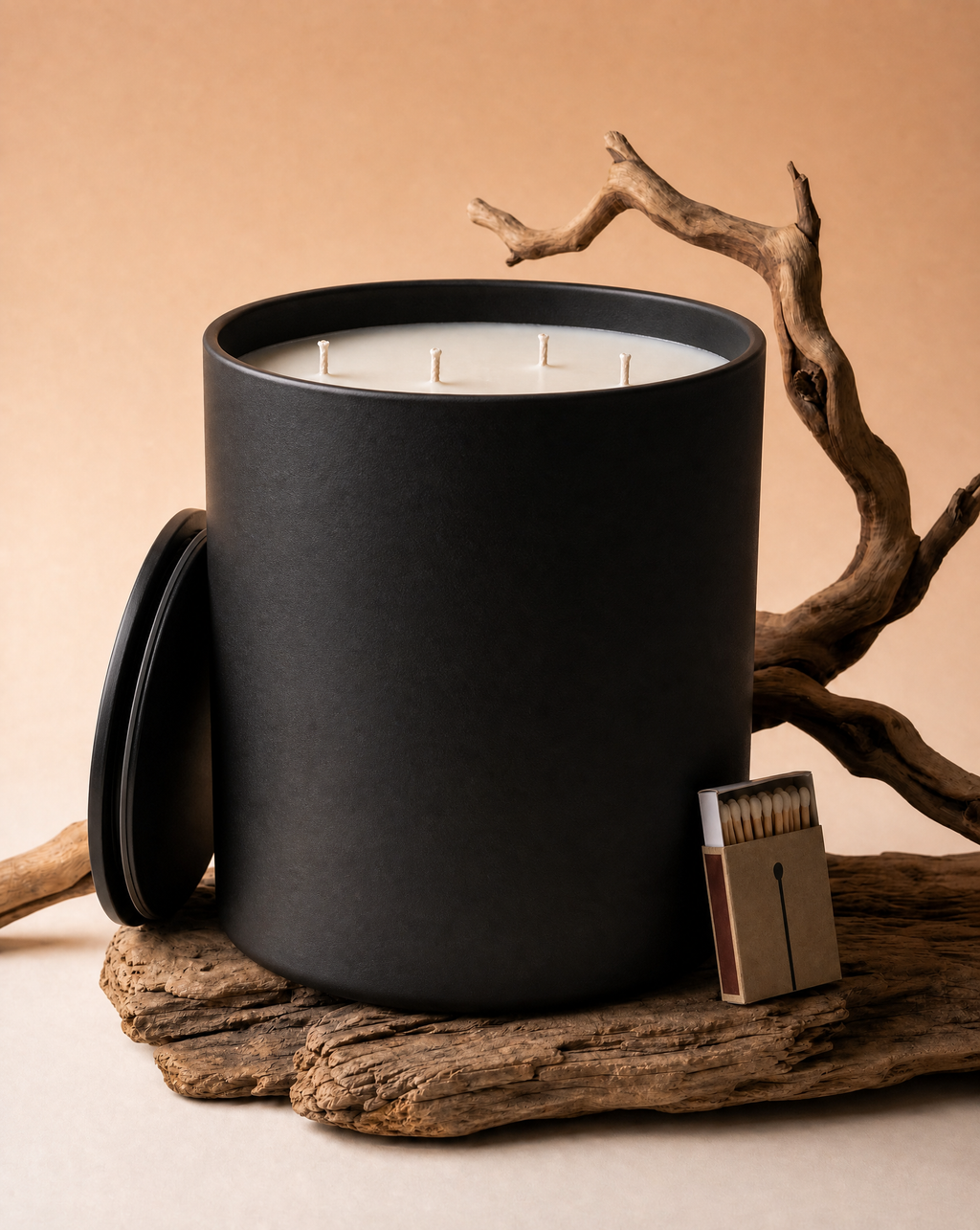 The Monument, Hand-Poured Mega 4-Wick Coconut-Soy Candle, 55oz