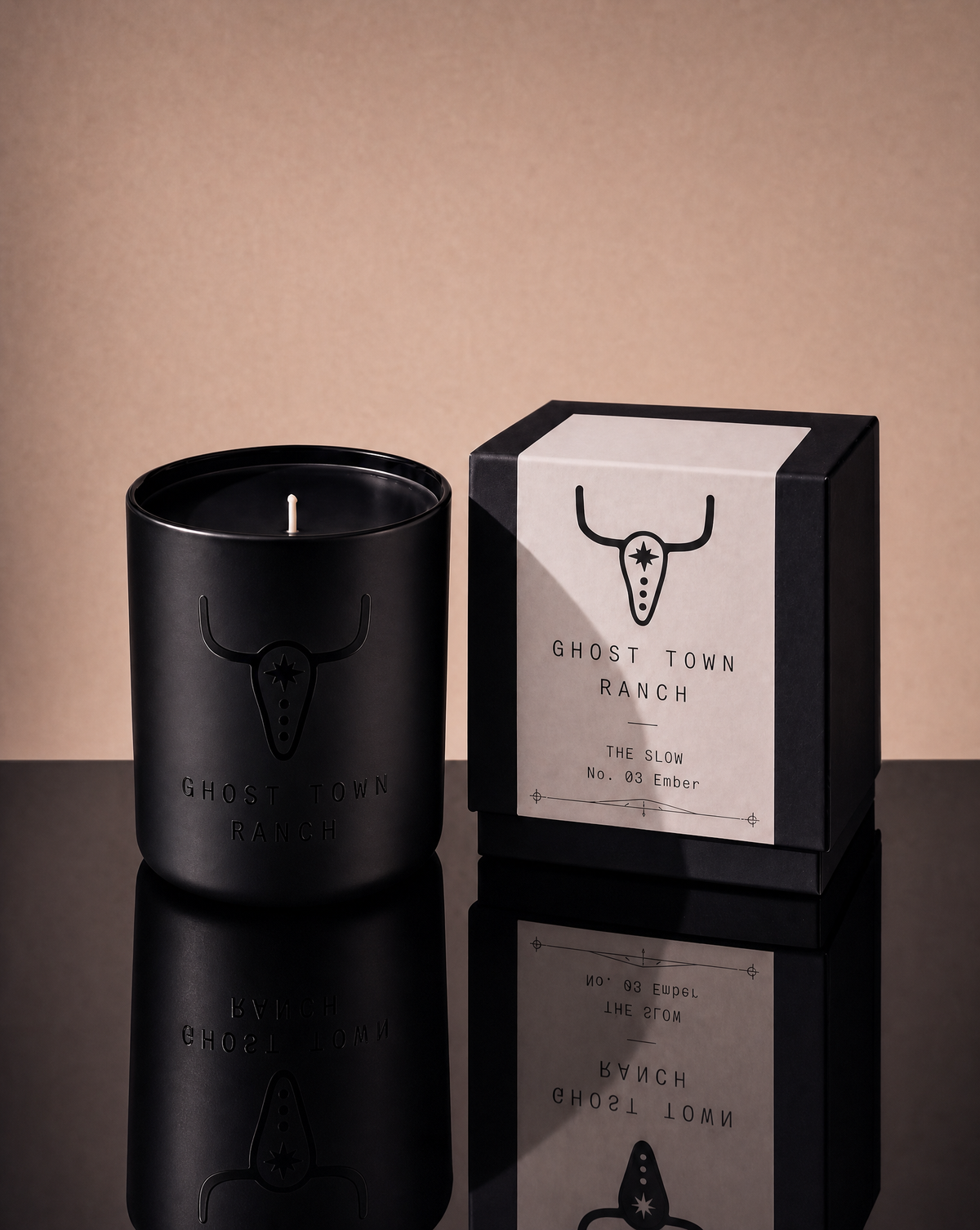 The Slow Colored Wax Candle