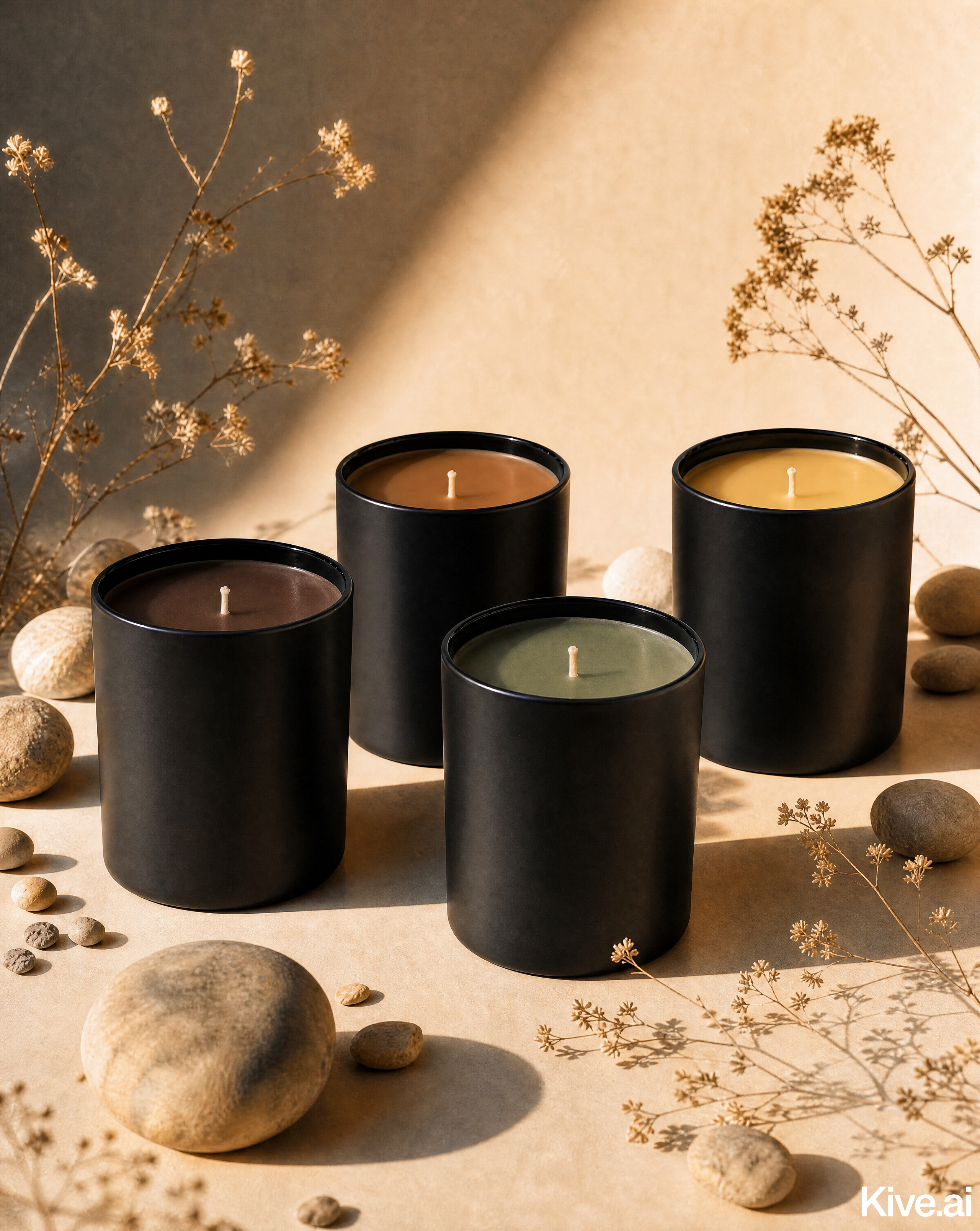 The Slow, Hand-Poured Colored Wax Candle, 11oz